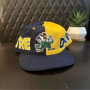 VINTAGE NOTRE DAME AMERICAN NEEDLE